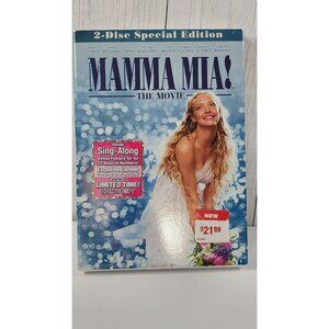 NEW MAMMA MIA 2 DISC SPECIAL EDITION MAMA MOVIE INCLUDE SING ALONG BONUS FEATURE